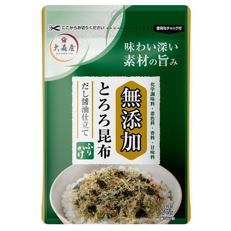無添加とろろ昆布ふりかけ25ｇ 10個 海苔の大森屋 ヤフー店 通販 Yahoo ショッピング