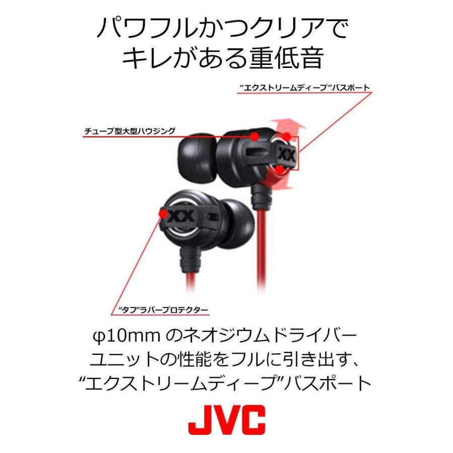 Jvc Ha Fx1x Br Xxシリーズ カナル型イヤホン ブラック レッド ohmybox542 サイドバイサイド 通販 Yahoo ショッピング