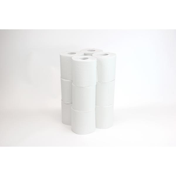 トイレットペーパー ダブル 96ロール（12ロール×8パック） 1枚巻（30m