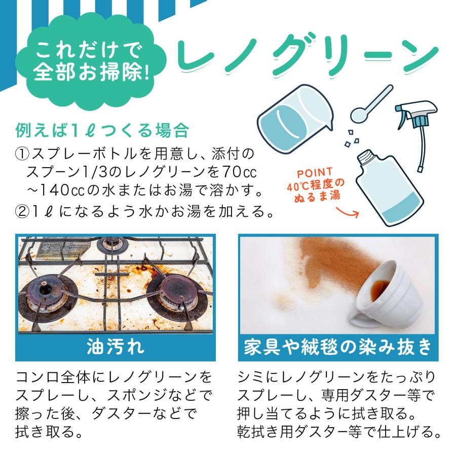 レノグリーン 1kg マルチクリーナー オトクサイズ 洗浄 脱臭 除菌 防