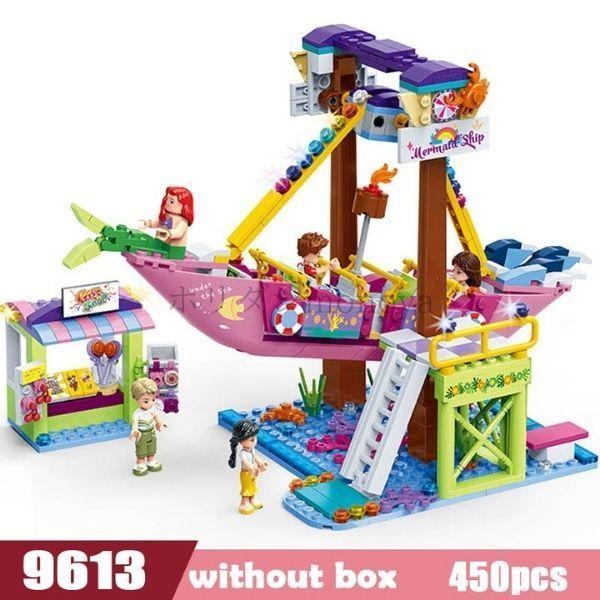 ブロック レゴ LEGO互換 フレンズ ビルディングブロック 女の子 ショップセット お店 屋台 遊園地 乗り物 玩具 プレゼント｜ohmyshop｜04