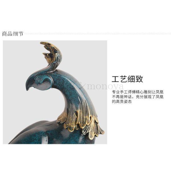 【24時間以内発送】 オブジェ 置き物 玄関 グッズ フェニックス 不死鳥 置物 風水 縁起 開運 【V2588199474】(14750円)