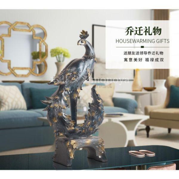 【24時間以内発送】 オブジェ 置き物 玄関 グッズ フェニックス 不死鳥 置物 風水 縁起 開運 【V2588199474】(14750円)