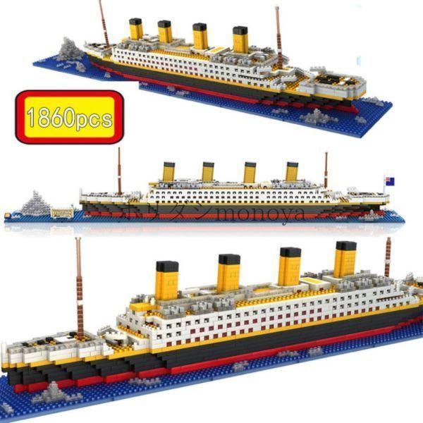 レゴ ブロック 互換品 タイタニックモデル 船 クルーズ船 1860ピース DIY 玩具 子供｜ohmyshop｜11