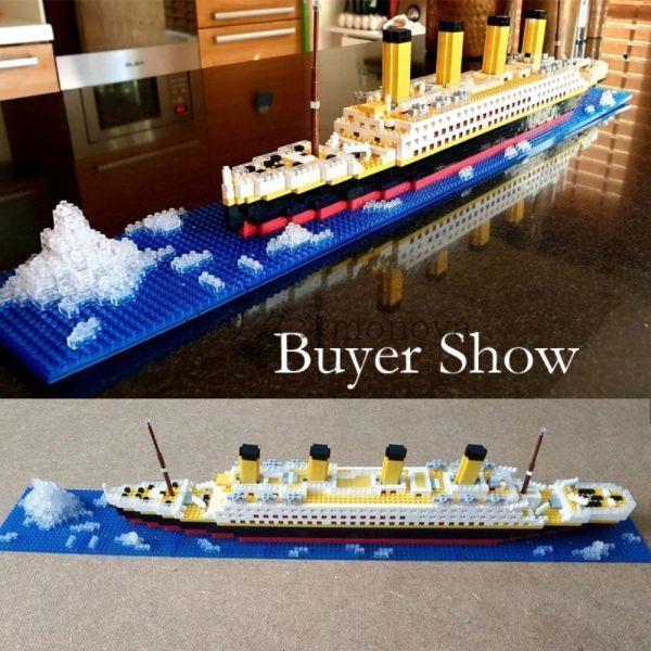 レゴ ブロック 互換品 タイタニックモデル 船 クルーズ船 1860ピース DIY 玩具 子供｜ohmyshop｜05