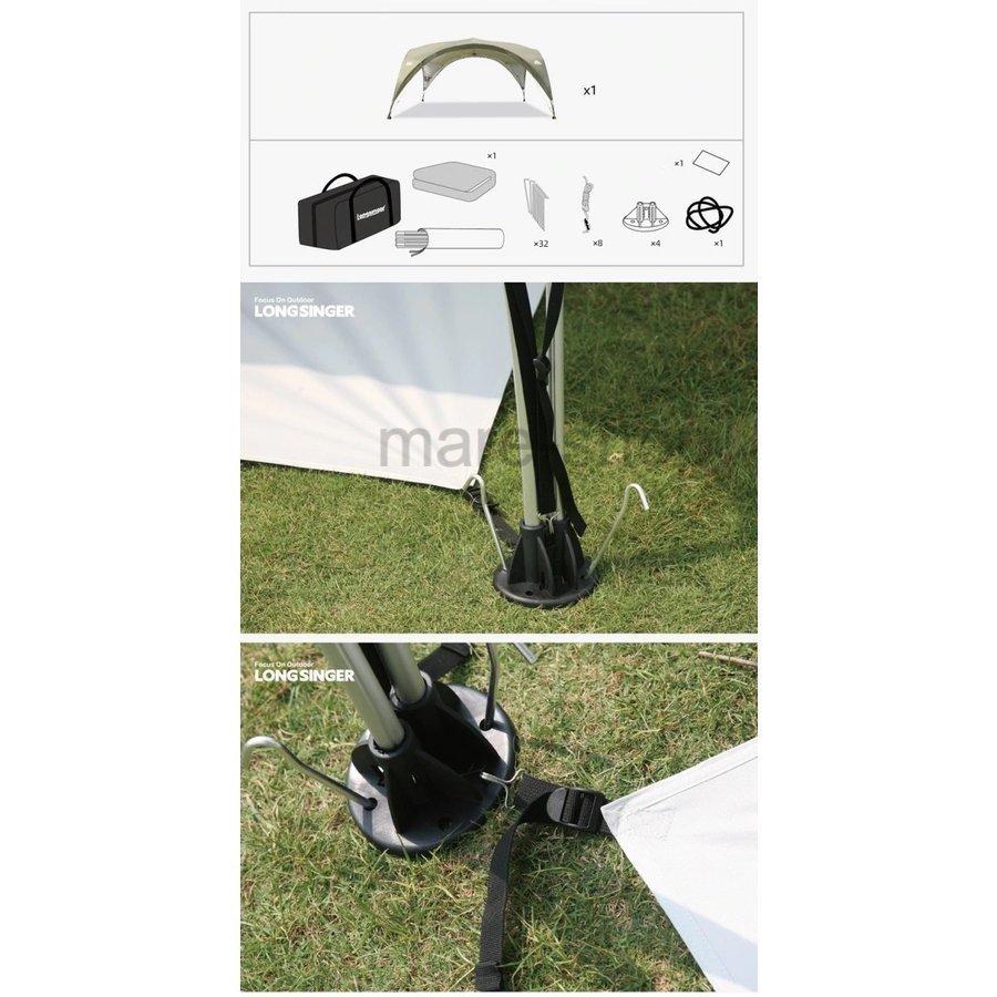 【初期/レア】 大型シェルタータープ 夏のアウトドアに 特大サイズ キャノピー テント オーニング 紫外線カット ガゼボ 【WS1145519390】(41135円)