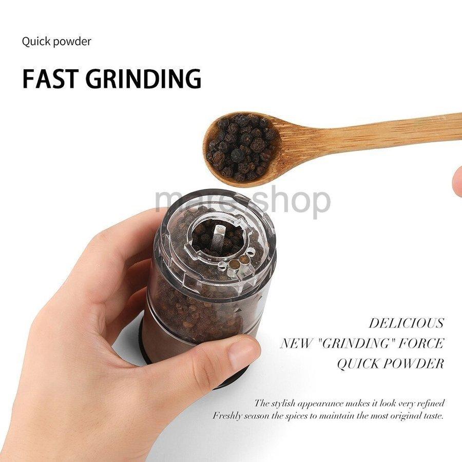 新品?正規品ペッパーミル 電気塩コショウグラインダーセット 電池式