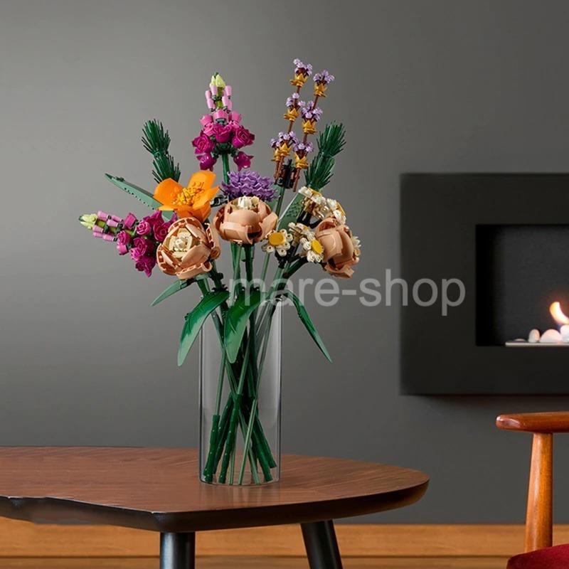 ブロック LEGO レゴ 互換 レゴ互換 飾り 枯れない花 フラワーブーケ