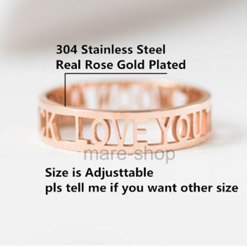 指輪 名入れ 女性 シンプル 透かし彫り イニシャル カスタマイズ