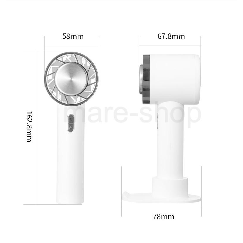 扇風機 サーキュレーター ハンディファン 小型 USB 卓上扇風機 静音 涼しい 快適 冷風機 ポータブル扇風機 低騒音 風量調節 夏の暑さ対策 半導体冷却｜ohmyshop｜14