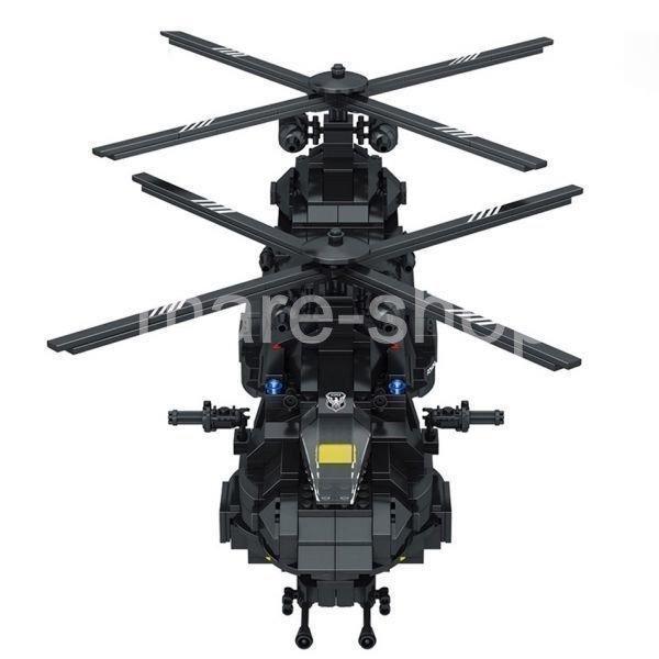 ブロック レゴ 互換 SWAT 特殊部隊 全長52cm 大型 ヘリコプター ボート ミニフィグ付｜ohmyshop｜06