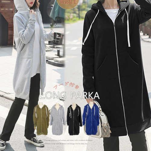 パーカー レディース 裏起毛 ロングパーカー ジップアップ フード付き アウター ロングワンピースパーカー 防寒 Ohnitaya 1 Ohnitayaファッションあんどバッグ 通販 Yahoo ショッピング