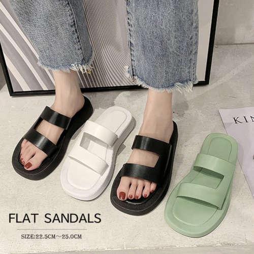 フラットサンダル レディース コンフォート 履きやすい 厚底サンダル 歩きやすい サンダル 痛くない 海 22 5cm 23 0cm 23 5cm 24 0cm 24 5cm 25 0cm Ohnitaya 2122 Ohnitayaファッションあんどバッグ 通販 Yahoo ショッピング