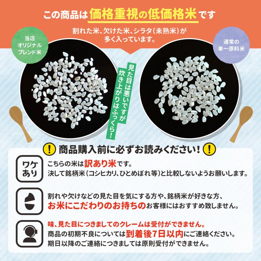 お米 10kg 白米 送料無料 令和5年 安い 10キロ 米 スーパー 農家直送 ブレンド米 アウトレット たべよまい｜ohnoshokuryou-shop｜02