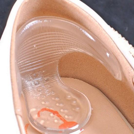 送料無料 メール便 かかとパッド クリア フリーサイズ 1足入り クッション 靴擦れ防止 靴ずれ 靴擦れ 靴ズレ T字型 滑り止め クッション 靴 サイズ調整 | ブランド登録なし | 01