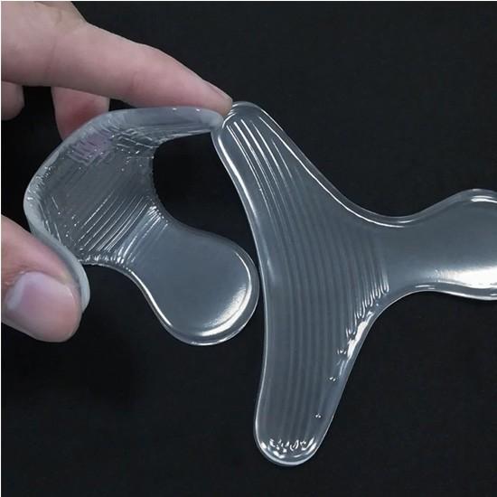 送料無料 メール便 かかとパッド クリア フリーサイズ 1足入り クッション 靴擦れ防止 靴ずれ 靴擦れ 靴ズレ T字型 滑り止め クッション 靴 サイズ調整 | ブランド登録なし | 05