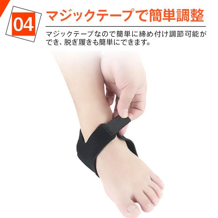 送料無料 メール便 かかとサポーター 調整タイプ S-L 2個入 足底筋膜炎 フットケア 足用 サポーター 保護カバー 足裂 予防 スポーツ |  | 05