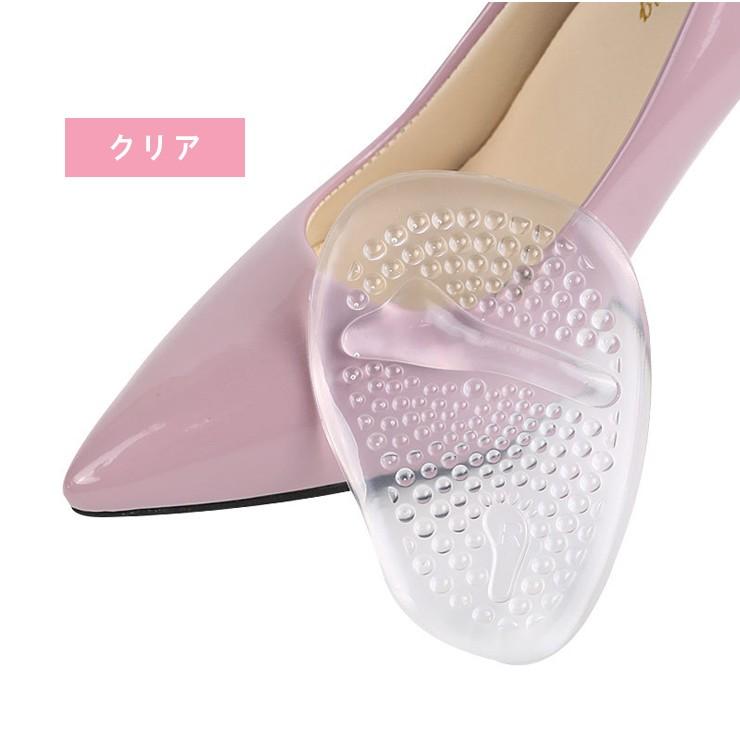 ヒール用つま先インソール フリーサイズ 1足入り 2color メール便 つま先 前足 インソール ハーフインソール 中敷き ヒール レディース |  | 06