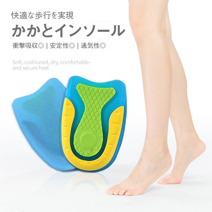 衝撃吸収 かかとインソール S-L 1足入り ヒールパッド インソール かかと クッション 痛み かかとパッド 中敷き 衝撃吸収インソール パット |  | 01