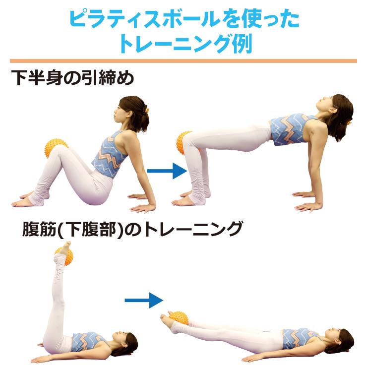 スパイキーピラティスボール ブルー 30cm バランスボール ボディボール