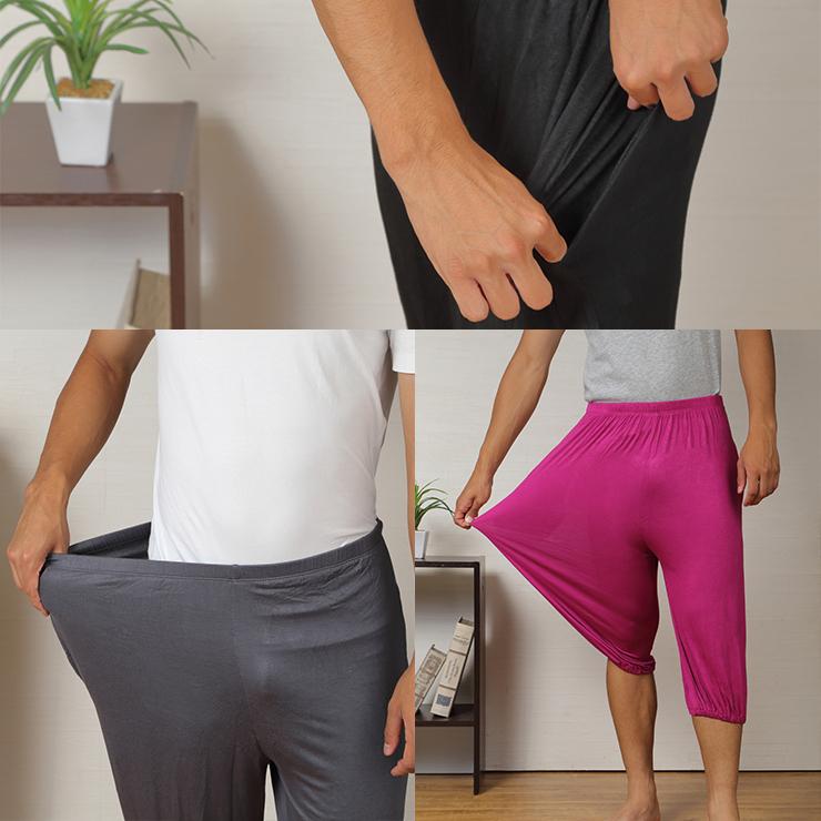 メンズ ヨガパンツ 5分丈 ヨガウエア メンズ サルエル風 ワイドパンツ ストレッチ メール便 ヨガウェア 大きいサイズ サルエル |  | 08