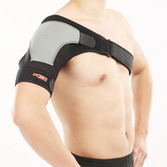 送料無料 BOER 肩サポーター 肩痛 ショルダー 男性向け メール便 圧迫 スポーツ 肩関節 固定 簡単装着 |  | 12