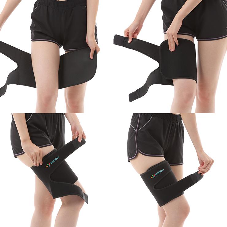 超格安一点 太もも 太ももベルト サウナ 加圧 ダイエット グッズ Ohplus 太もも燃焼サポーター 2枚入り シェイプアップサポートベルト サウナベルト ダイエットベルト シェイプアップベルト 太ももシェイパー メンズ レディース 太ももやせ 男女兼用 加圧ベルト 発汗