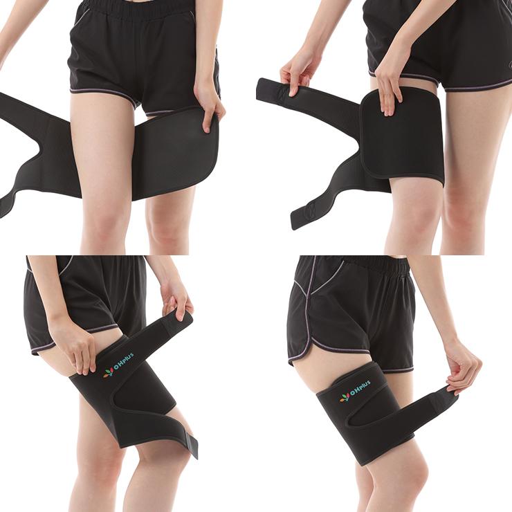 OHplus 太もも燃焼サポーター 2枚入り シェイプアップサポートベルト サウナベルト ダイエットベルト シェイプアップベルト 太ももシェイパー | ブランド登録なし | 09