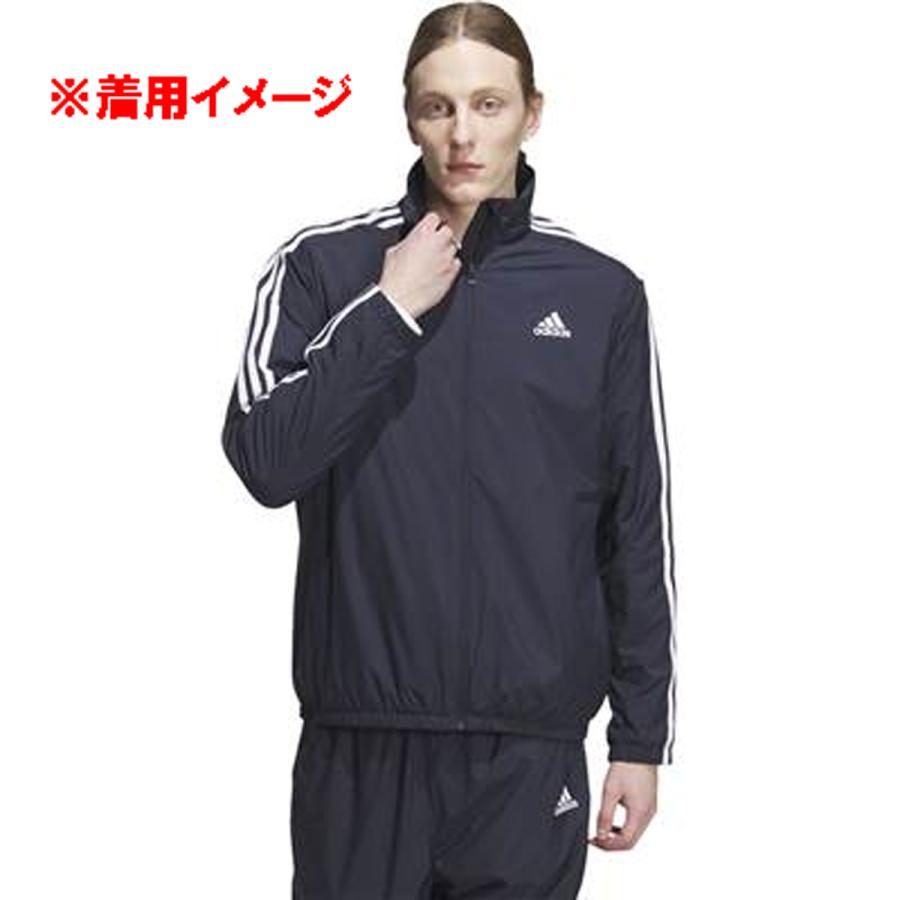 adidas ウインドブレーカー上下セット トリコット起毛 メンズ