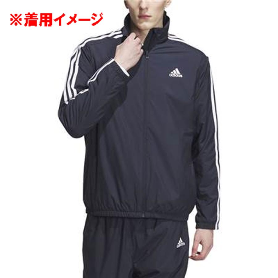 ウインドブレーカー上下セット トリコット起毛 メンズ アディダス adidas スポーツ 冬 防寒 防風 ネイビー 25145｜ohshimasp｜04