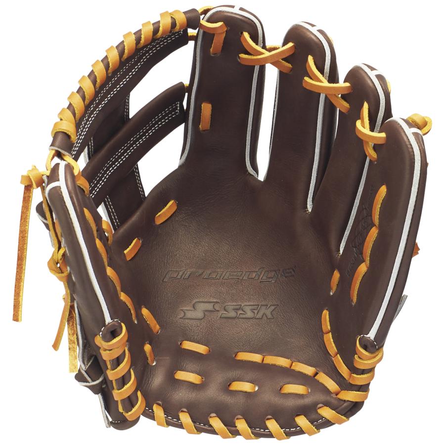 SSK エスエスケイ 硬式グローブ 内野手用 一般 野球 硬式 グローブ 高校野球対応 6L PKB761 761型 ブラウン×タン 51196の画像