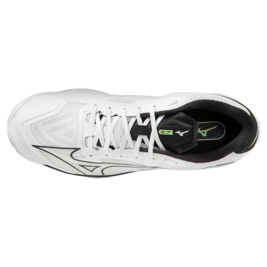 MIZUNO ウェーブライトニング Z7 ホワイト/ブラック　31cm MIZUNO（ミズノ） バレーボールシューズ mizuno Z7 ウエーブ