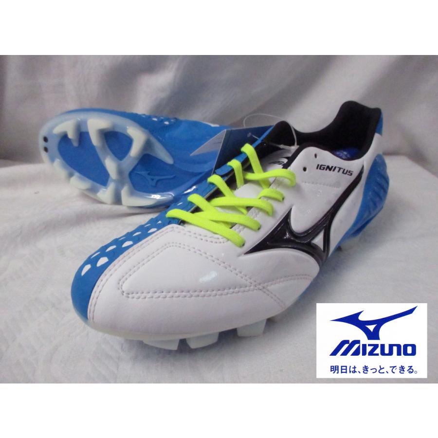 処分 Mizuno ミズノ サッカースパイク ウェーブイグニタス4md ユニセックス P1ga ホワイト ブラック ブルー Fb 1 大島スポーツヤフーショッピング店 通販 Yahoo ショッピング