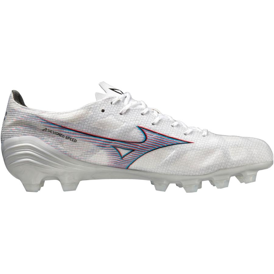 サッカー　スパイク　24cm ミズノアルファ MIZUNO サッカースパイク ミズノ アルファプロ 白 ホワイト 天然