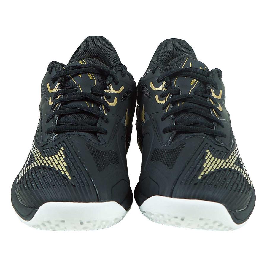 ミズノ テニスシューズ黒 Mizuno WAVE EXCEED テニスシューズ 黒 緑