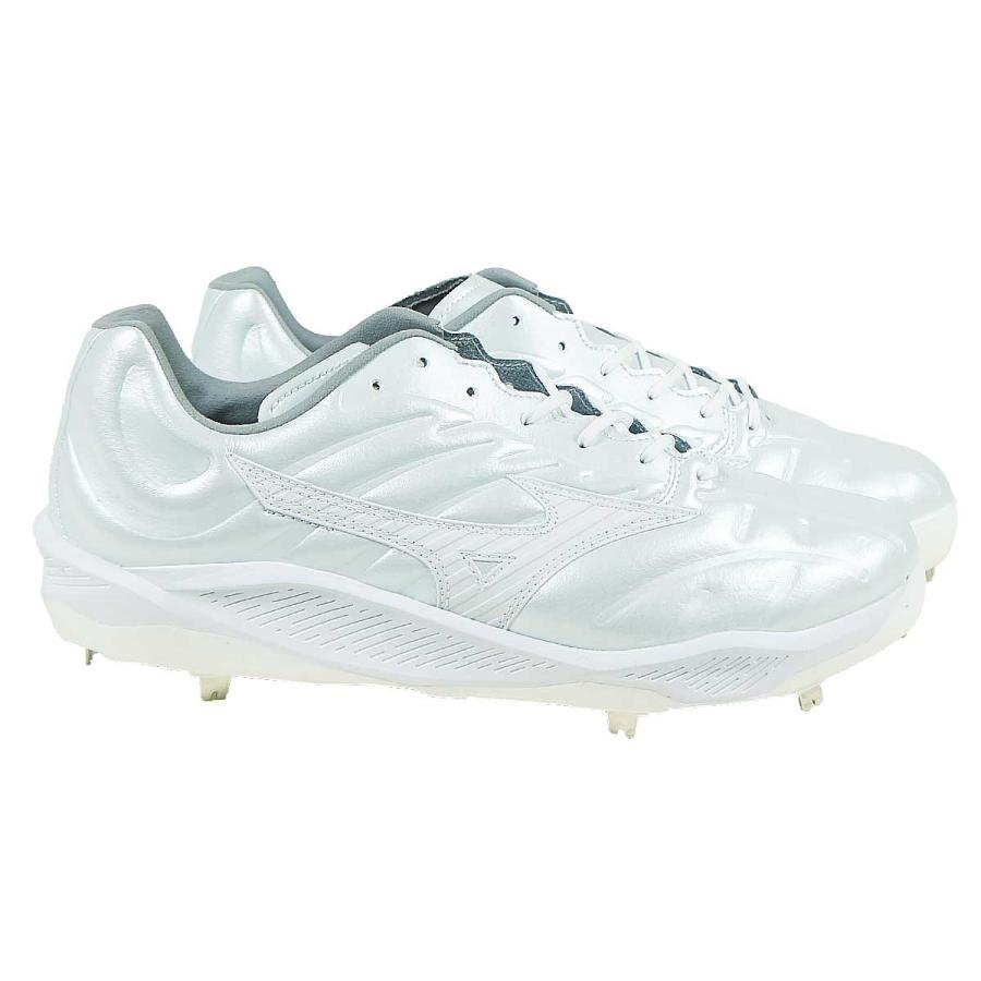 Mizuno Pro 野球スパイク 白 高校野球 金具 野球 スパイク ミズノ