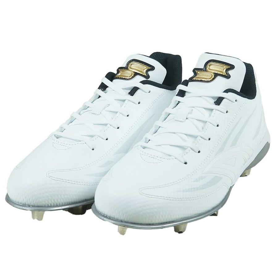 proedge 野球 スパイク 金具 金属 金具スパイク 白 シューズ 高校野球