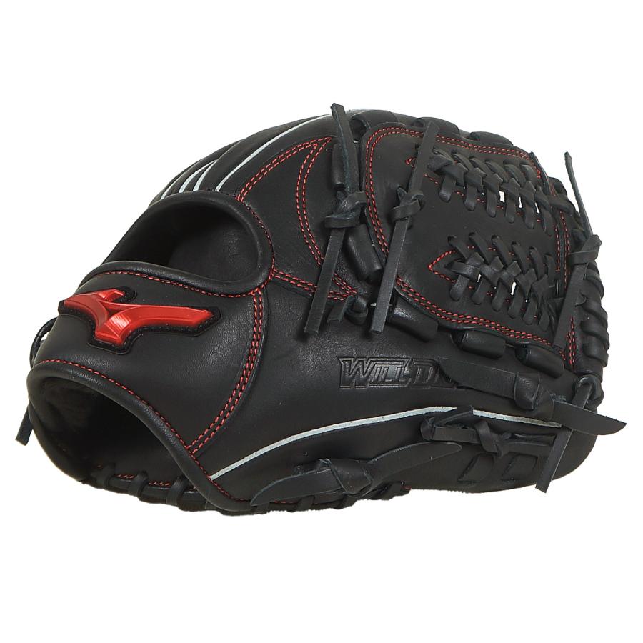 【美品】MIZUNO WILL DRIVE ミズノ ウィルドライブ グローブ 黒 WILL DRIVE ソフトボール グローブ 男子 ミズノ MIZUNO 内野 右
