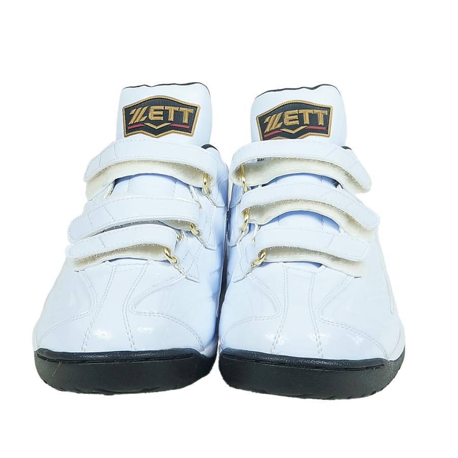 ZETT ゼットプロステイタストレーニングシューズ 白/青