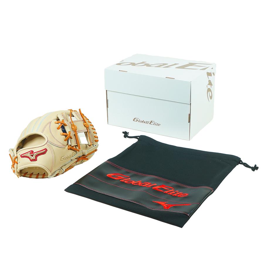 Global Elite 野球グローブ 硬式 内野手 右投 グラブ ミズノ