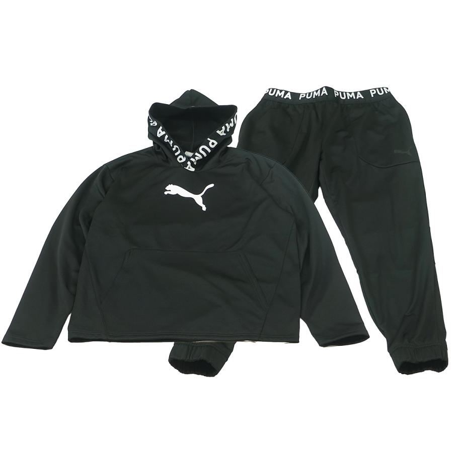 PUMA 裏起毛フードスウェット　パンツ　上下セット PUMA（プーマ） 裏起毛 パーカー メンズ スウェット ジョガーパンツ