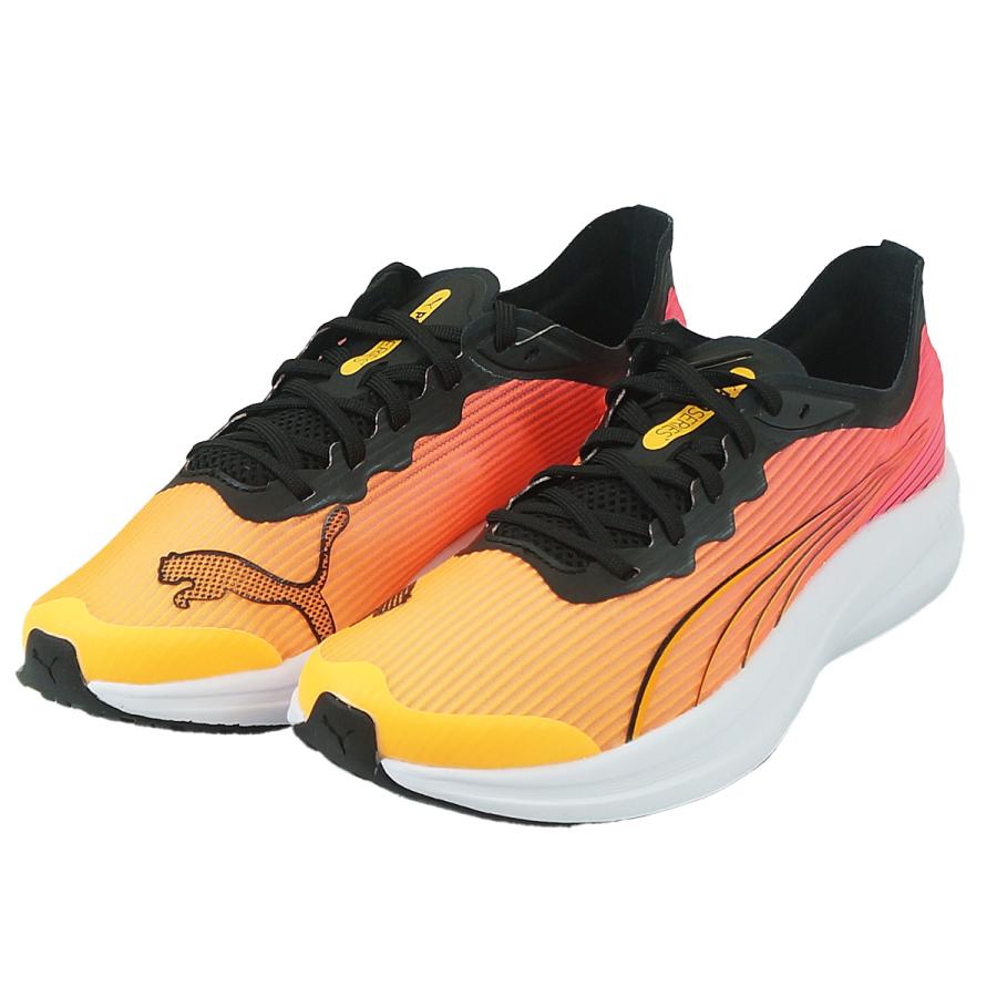オレンジ ランニングシューズ 軽量メッシュ PUMA ランニングシューズ プーマ メンズ 在庫処分 軽量
