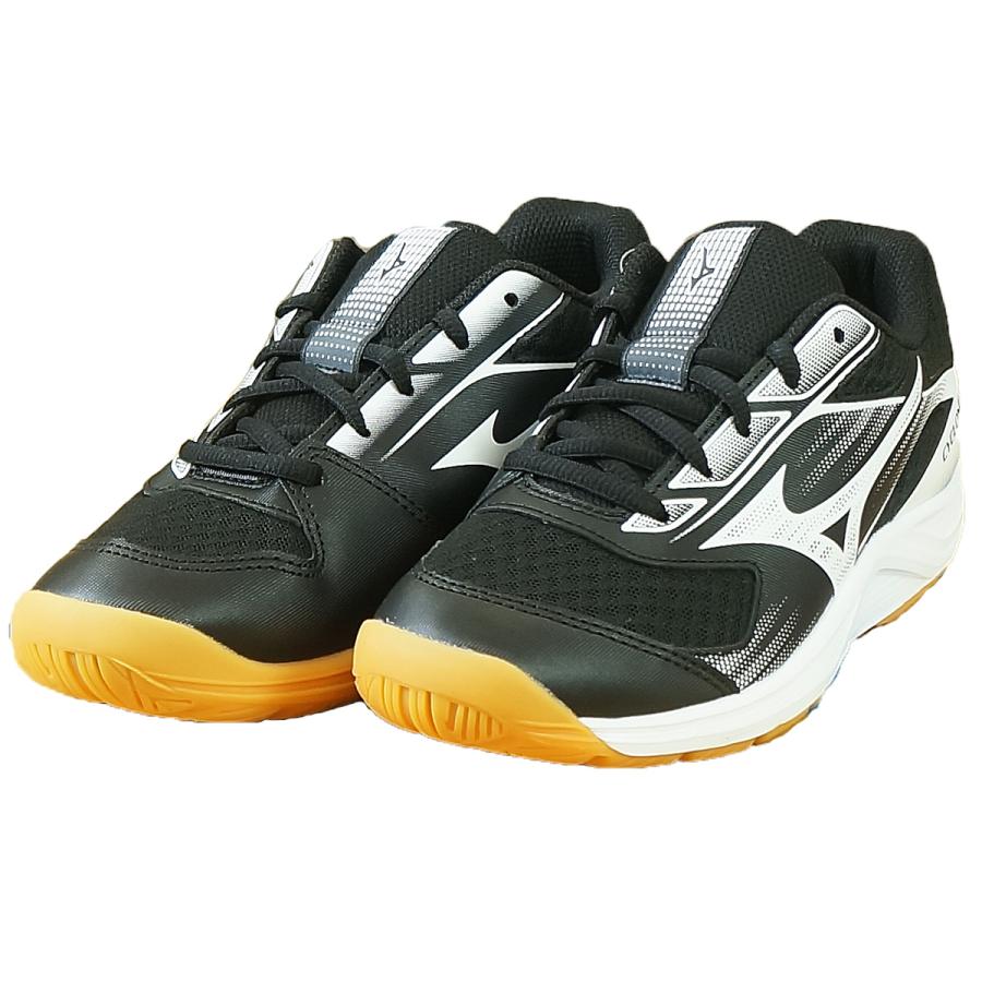 Mizuno バレーボールシューズ ブラック/イエロー24.5センチ CYCLONE SPEED ミズノ バレーボールシューズ ジュニア ローカット