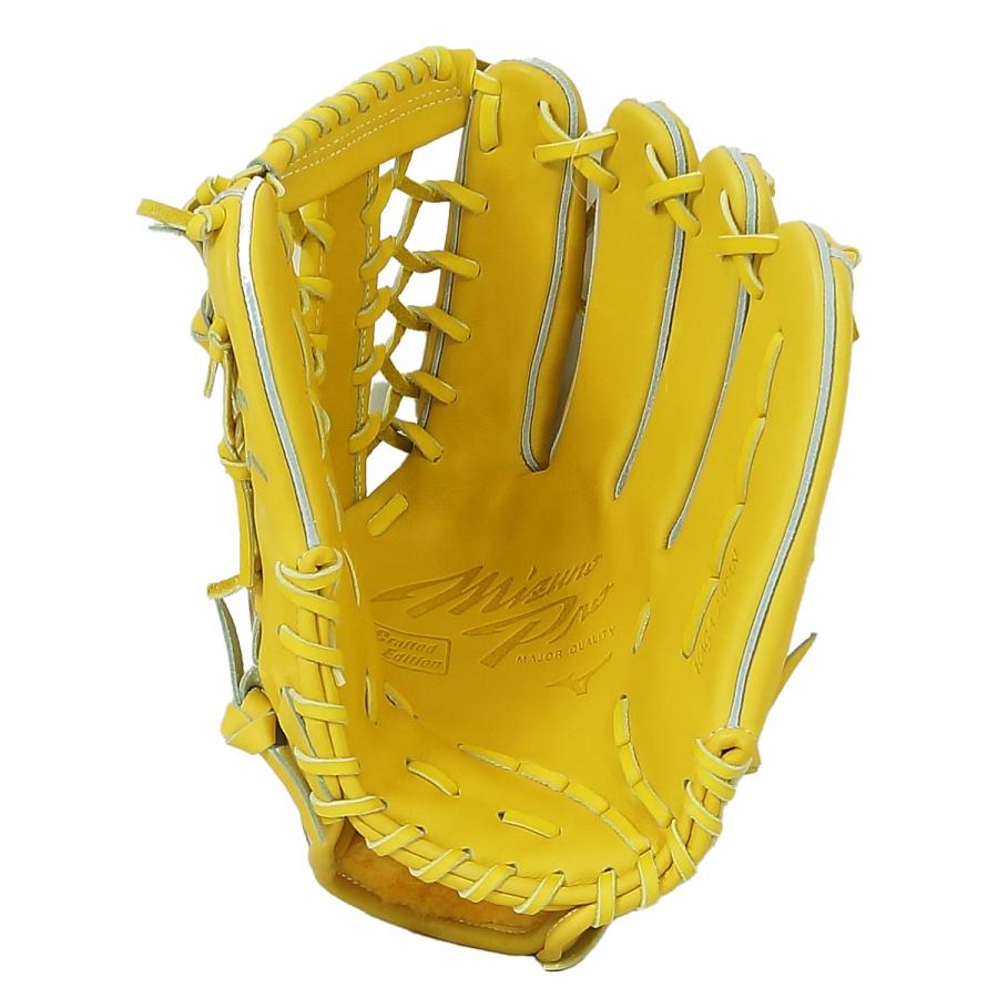 ミズノプロ　硬式　グローブ　外野　ヌートバー　波賀　クラフトエディション Mizuno Pro 硬式グローブ 外野手用 ヌートバー型 右 ミズノプロ