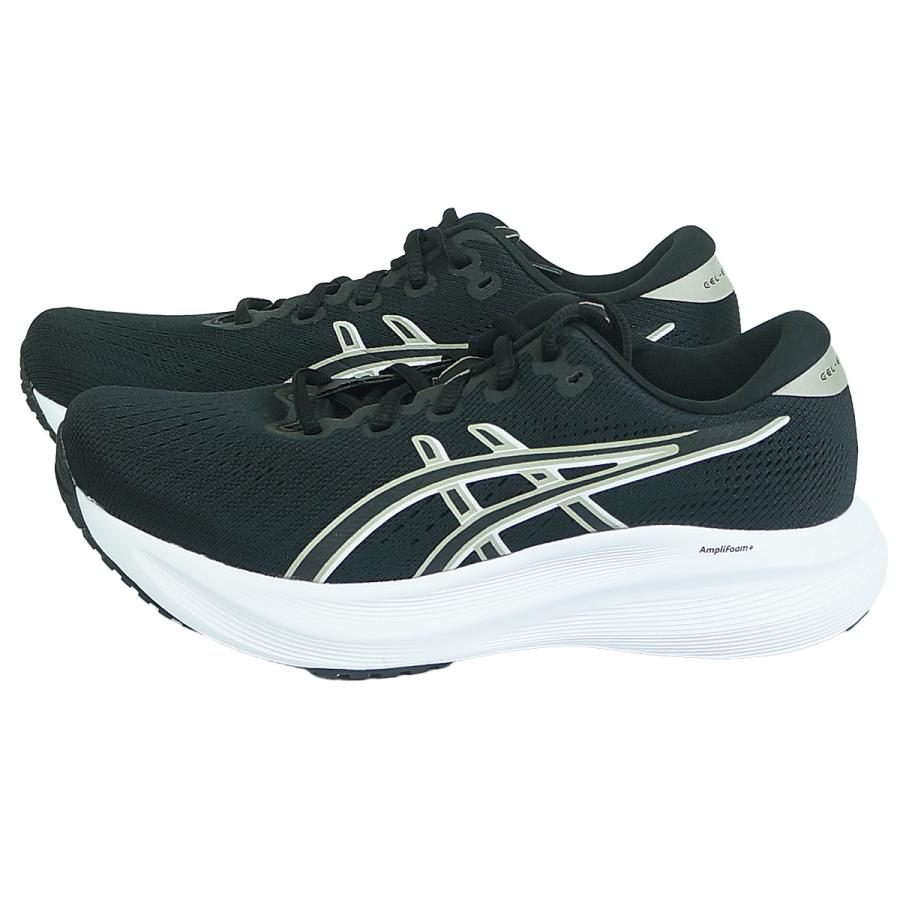 ランニングシューズ アシックス 厚底 4e ワイド 幅広 ジョギングシューズ メンズ スニーカー GEL-CXCITE11 黒 ブラック 50896の画像