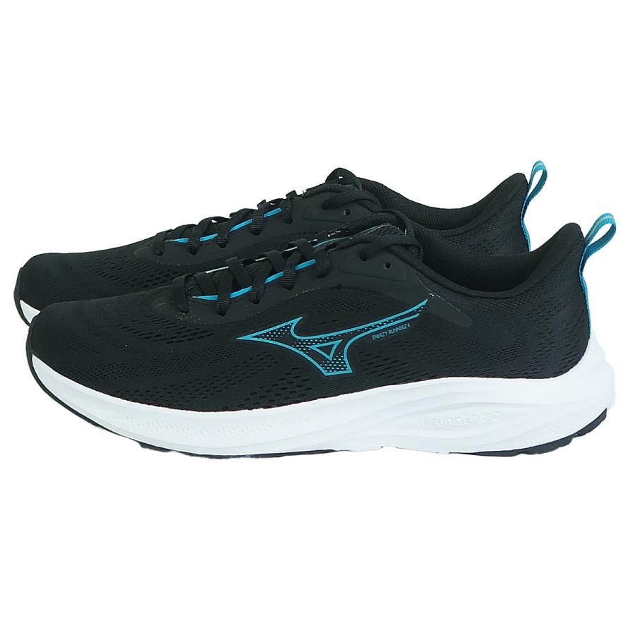 ミズノ ランニングシューズ エナジーランナーズ2 WIDE 3e 幅広 K1GA251201 mizuno ENERZY RUNNERZ2 WIDE メンズ レディース ブラック 黒 50935の画像