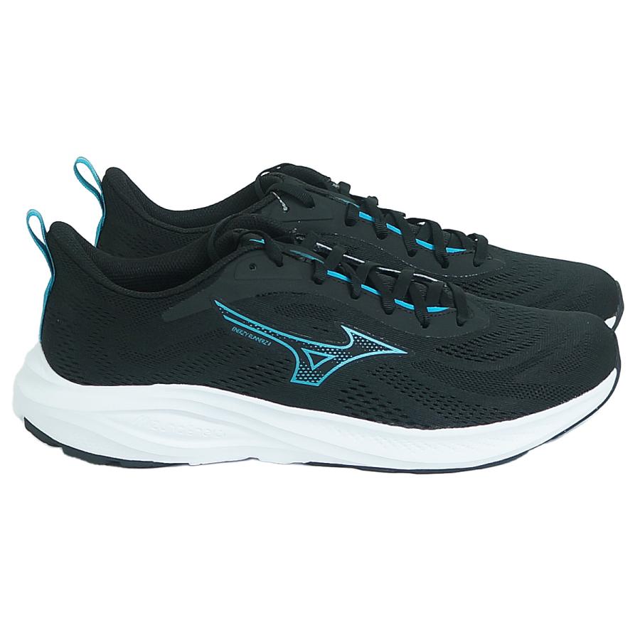 ミズノ ランニングシューズ エナジーランナーズ2 WIDE 3e 幅広 K1GA251201 mizuno ENERZY RUNNERZ2 WIDE メンズ レディース ブラック 黒 50935の画像
