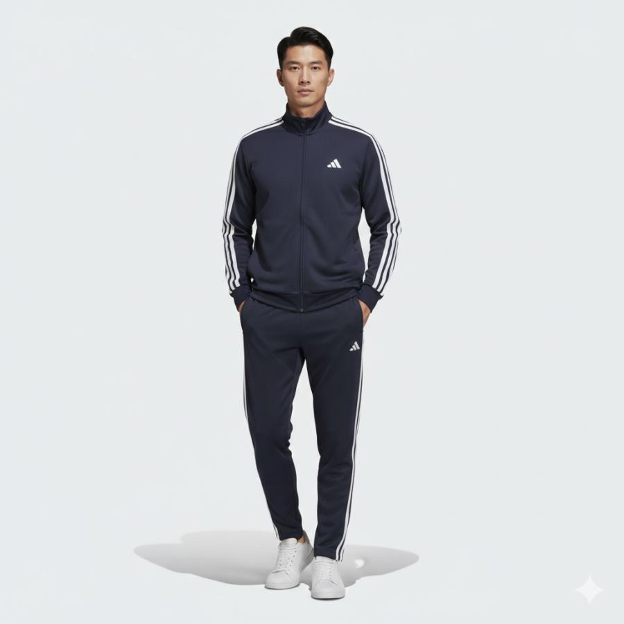 adidas（アディダス） ジャージ 上下セット メンズ ネイビー 紺 