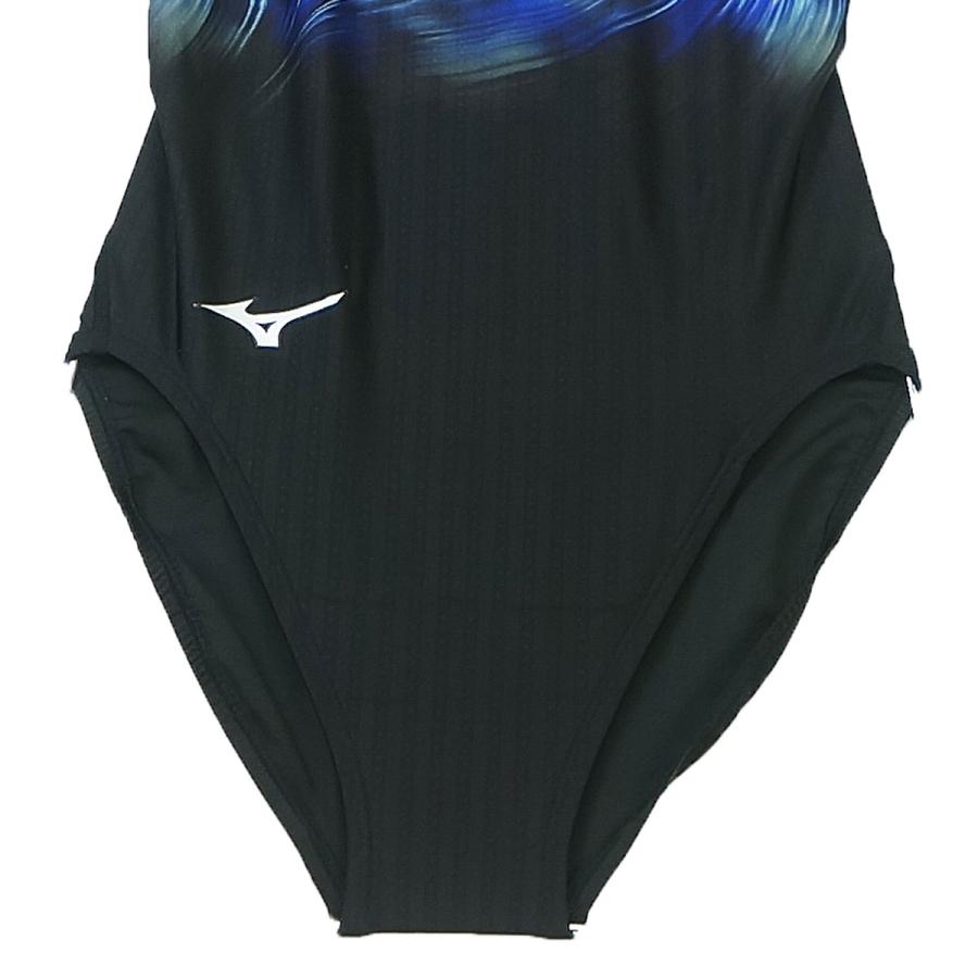 ミズノ ローカット 競泳水着 メンズ N2MAB741 STREAM ACE ブラック×ブルー MIZUNO ストリームエース 競泳用 水着 男性 練習 FINA公認 51157_4