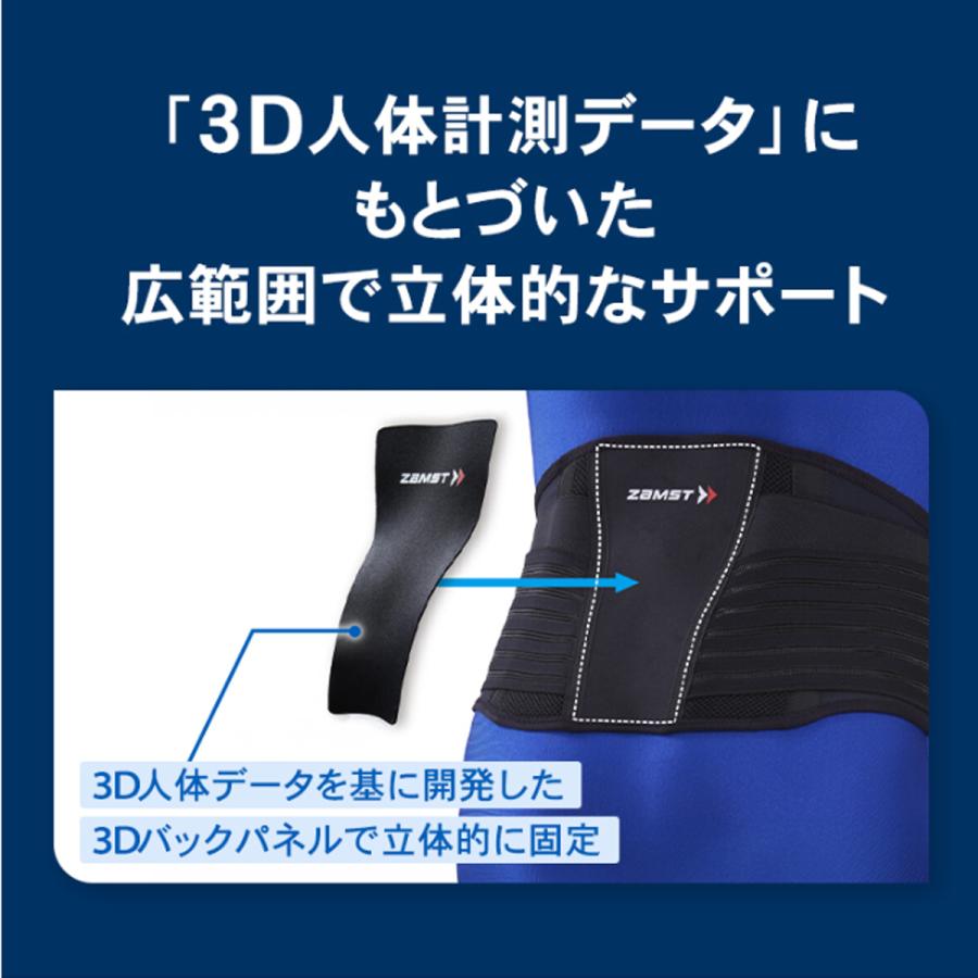 ザムスト 腰サポーター ZW-7 腰痛ベルト コルセット ZAMST 腰 腰用